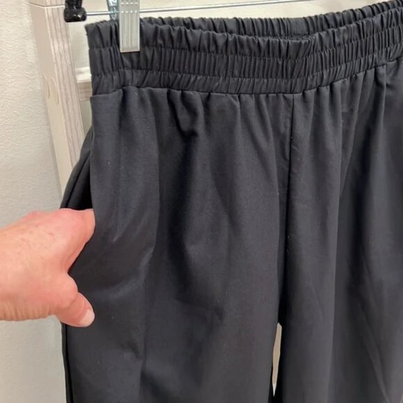 New Djerf Avenue Breezy high rise straight leg baggy organic cotton trouser pant - Picture 9 of 15